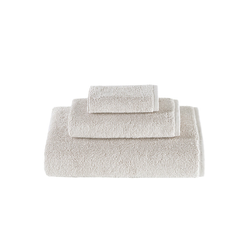  Ensemble de serviettes en coton Lerins, Craie
