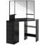Ensemble coiffeuse avec miroir-1422277390