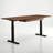 Rectangular Solid Wood Electric Height-Adjustable Desk-1827187577