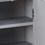 Armoire de rangement murale pour salle de bain, armoire murale multifonctionnelle avec tablettes réglables-1297504672