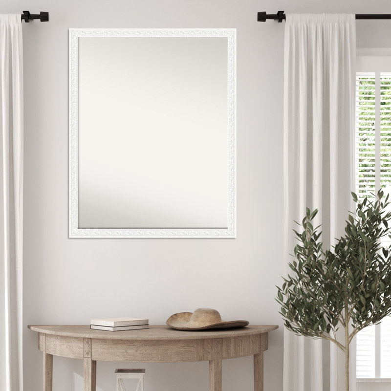 Miroir mural blanc Bethany, 24 po x 30 po, White