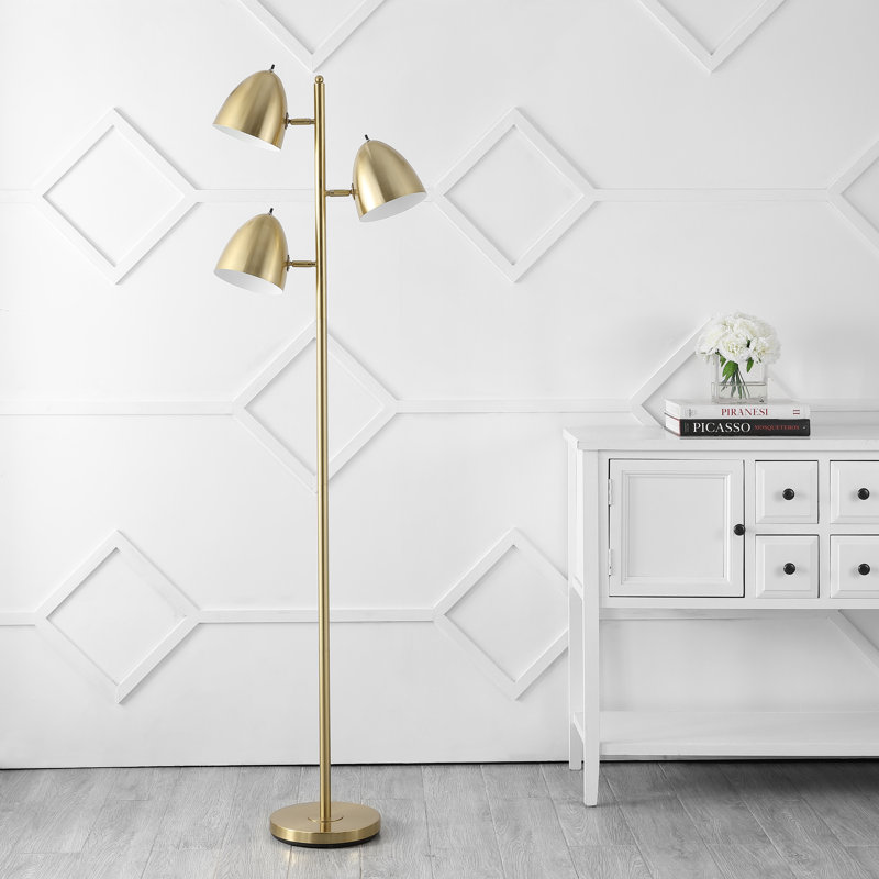 66.5'' Brass Gold Tree Floor Lamp