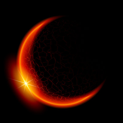 Une planète rouge par Dvarg - photographie sur toile tendue