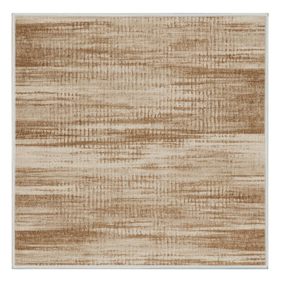Washable Sandy Neutrals Coastal Area Rug