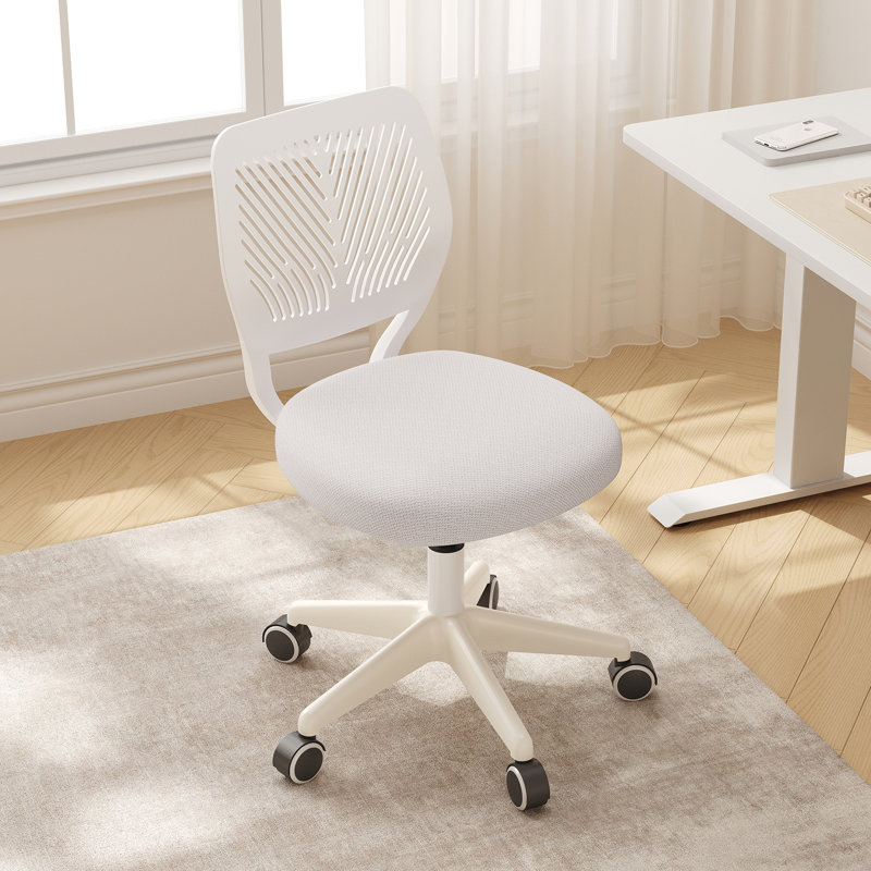 Blue Elephant Mesh Task Chair, White