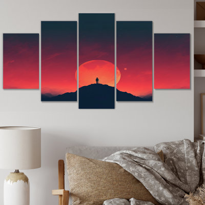 Iyad - Abstract Shapes Wall Decor - 5 Panels
