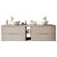 140mm Double Bathroom Vanity with Ceramic Basin