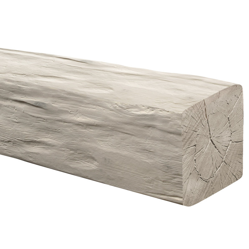 Castra High-density Polyurethane Mantel, Unfinished, 4" H x 4" D x 48" W