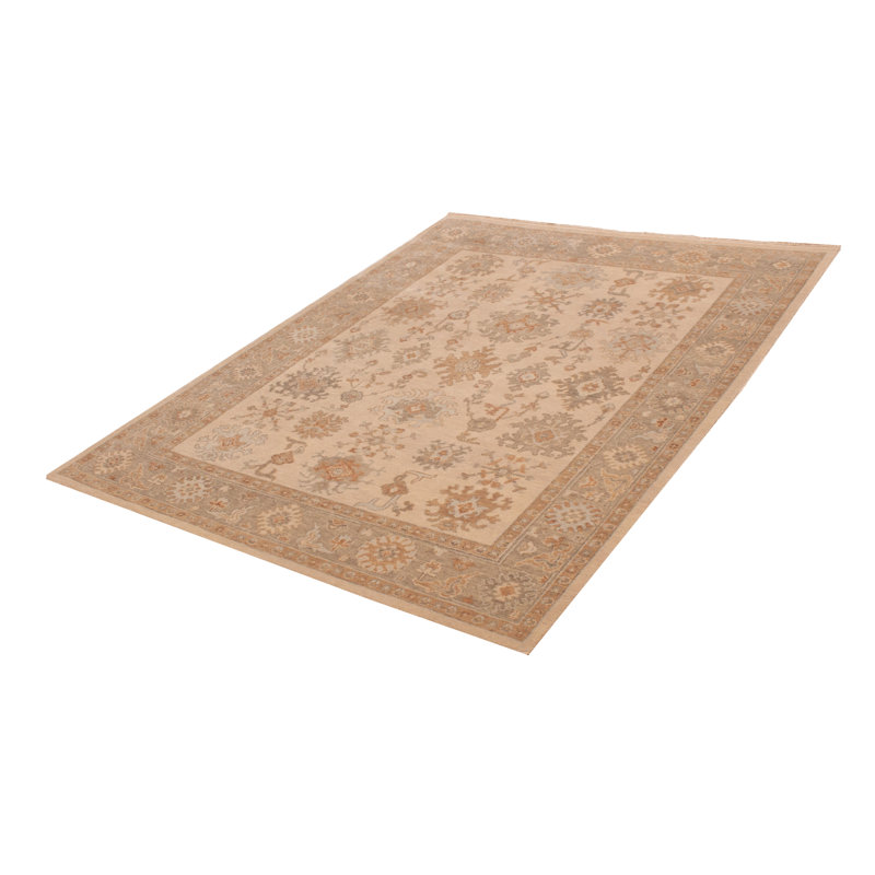 Tapis ivoire Finest Oushak 8 pi 0 po x 10 pi 2 po