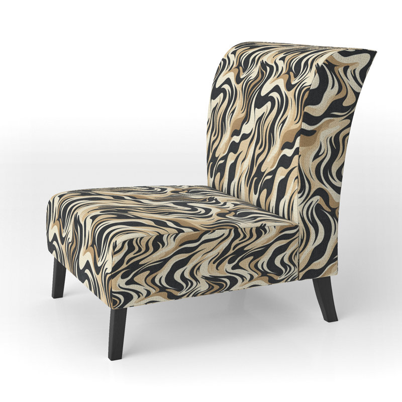 Fauteuil de chambre Mocha Zebra Stripes