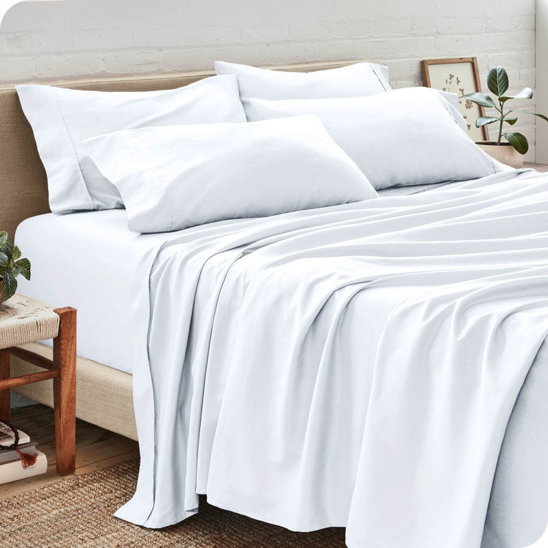 Microfiber Sheet Set with Bonus Pillowcase Set, Cocoa, King