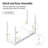Hoai 55''W Transitional Fluted Simple Assembly Desk with Charging Station and Cable Management-1138859367