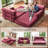 Convertible L-Shaped Sectional Sofa Bed