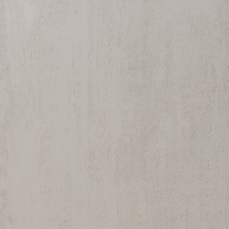 Panneau mural d'extérieur en argile flexible blanc 4 pi x 8 pi White Travertine, Gris blanchi