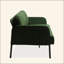 Canapé 3 places en tissu de polyester, canapé rembourré moderne, petits fauteuils confortables pour petit salon, chambre à coucher, bureau, appartement-1147383481