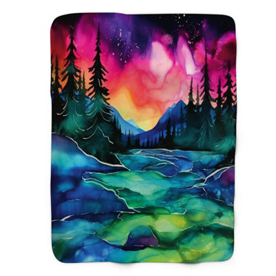 Couverture polaire Sherpa de qualité supérieure 1 pièce