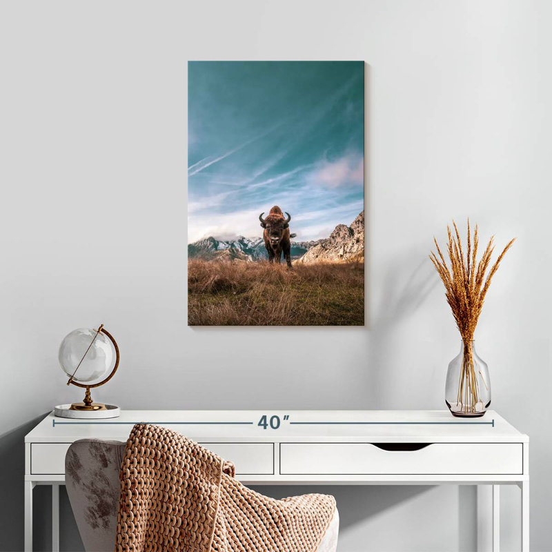 Brampt Bison, 24" H x 16" W