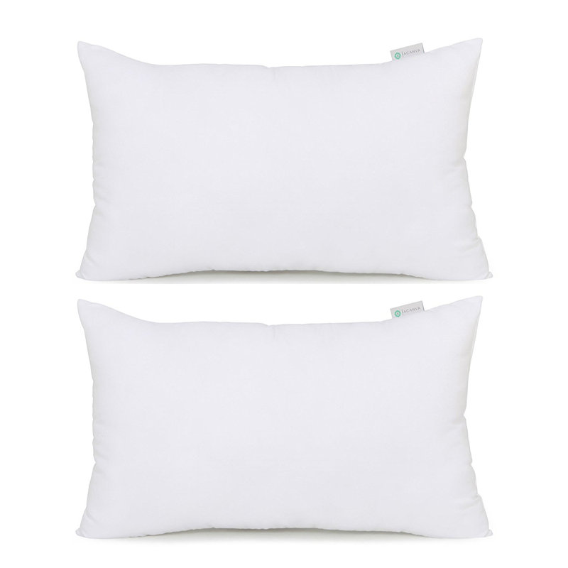 Oreiller en duvet synthétique Demelza, 12 po x 20 po