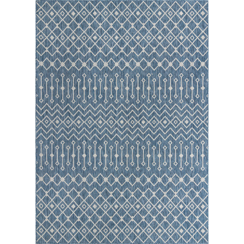Tapis d'extérieur Preen couleur Lakeside, Rectangle de 10 pi x 14 pi