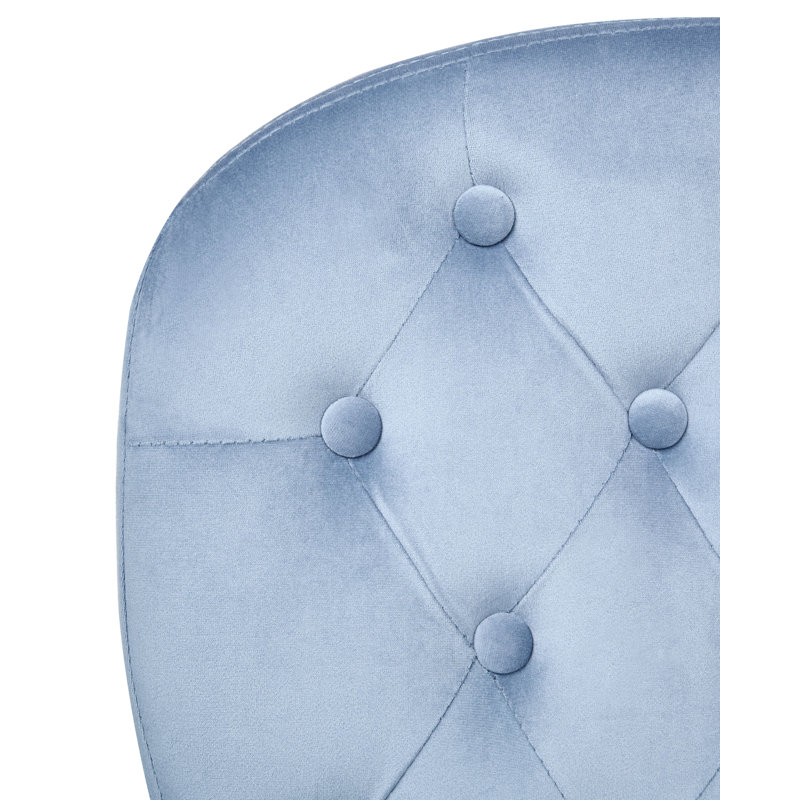 PRINCESS Velvet Office Chair, Blue