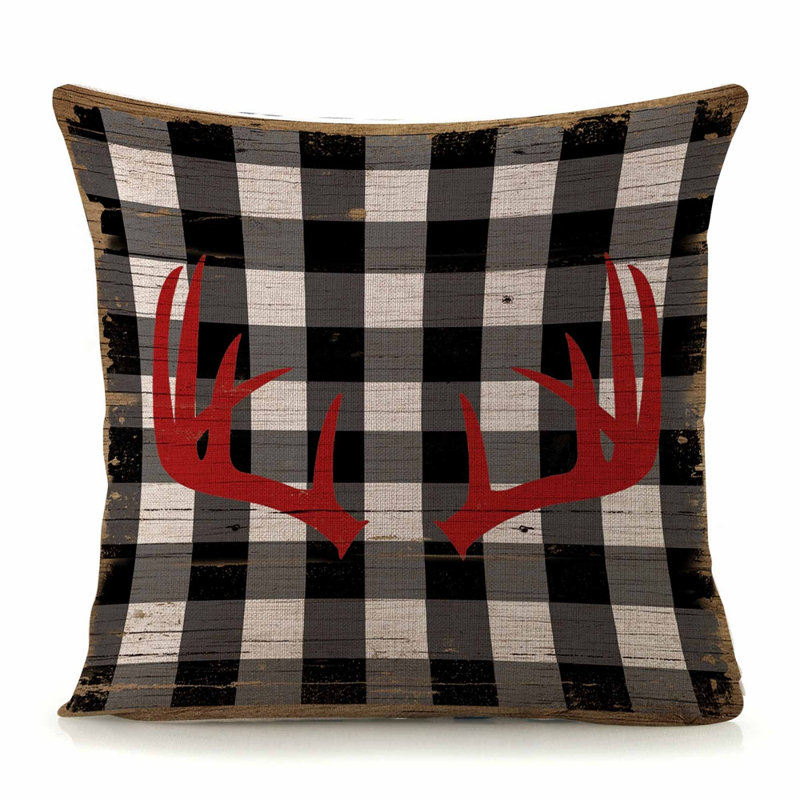  Coussin Antler, Noir