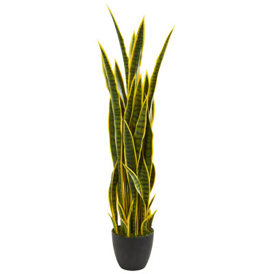Bleecker Artificial Snake Plant in Pot