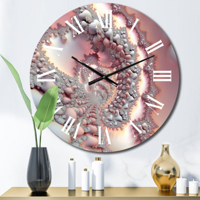 Horloge murale en métal