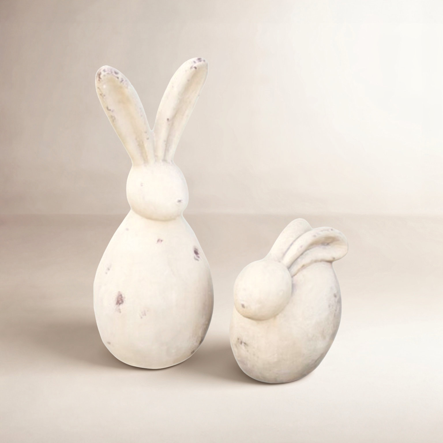 Wingrove 2-Piece Rabbit Garden Statue Set