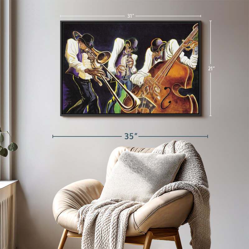 «Jamming I», reproduction sur toile, H 21 po x l 31 po