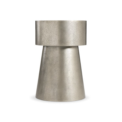 Linea Pedestal End Table