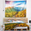 Tapisserie de soleil vif en polyester carpathian avec accessoires suspendus inclus-28490598