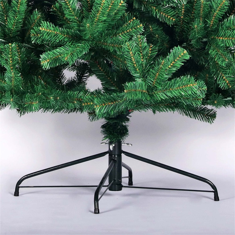 Sapin de Noël artificiel en épinette naturelle en PVC, 7.5'