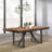 Natural Walnut Extension Dining Table