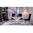 Collina Faux Marble Top Metal Base Dining Table-1814300675