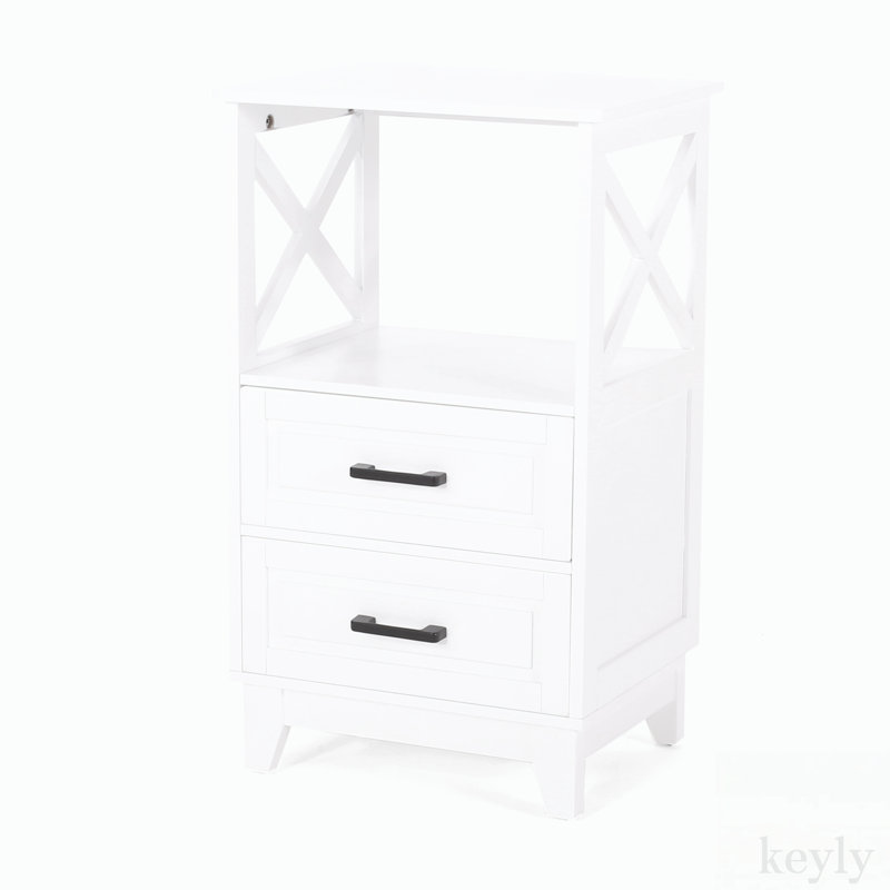 Cherico Bathroom Cabinet, White