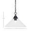 Luminaire suspendu à chaîne avec verre Aeronwen-618636612-618636616-618636638