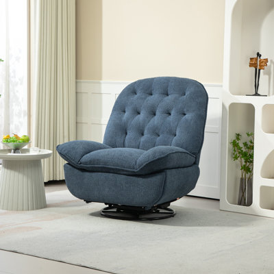 Fauteuil inclinable moderne capitonné