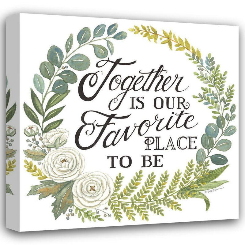 «One Allium Way® Strain, Deb», art sur toile tendue sous le titre Deb: Together is our Favorite Place to Be