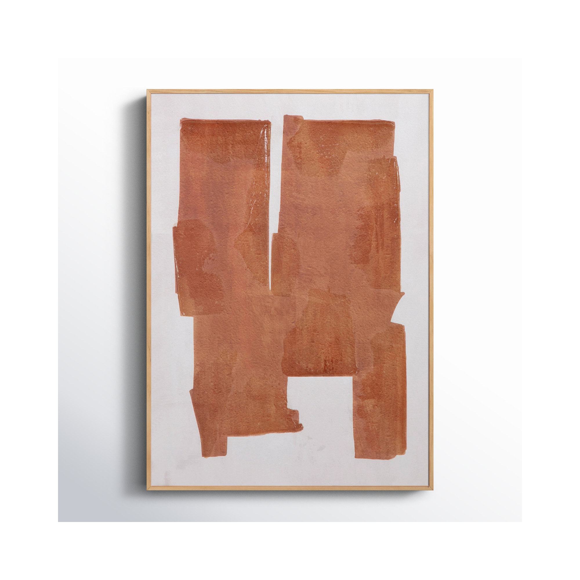 Modern & Contemporary Framed Canvas, Vertical