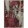 Tapis abstrait rouge / beige Elara