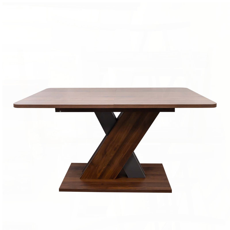 70.87'' Modern Dining Table with Staggered X-Shaped Base