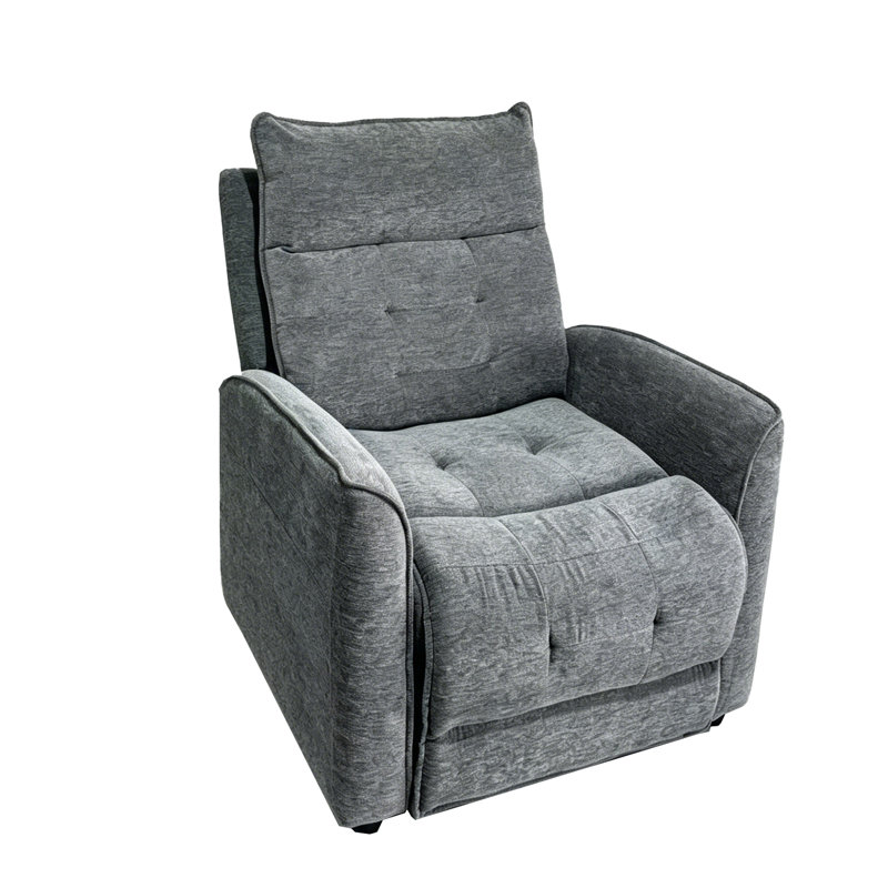 Fauteuil inclinable surdimensionné , Mélange de coton gris