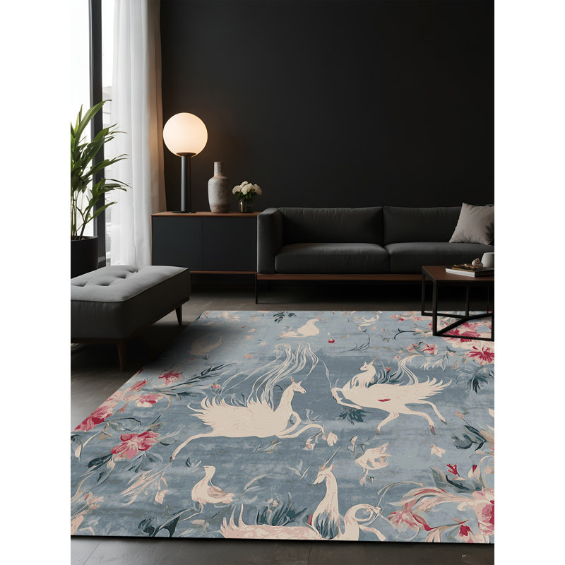 Tapis gris soyeux et moelleux, Tapis de couloir 2 pi x 5 pi