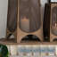Brown Arched-leg Mesh Design Lampshade