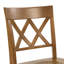 Tabouret de bar double à hauteur de comptoir en bois massif-811387717-811387719