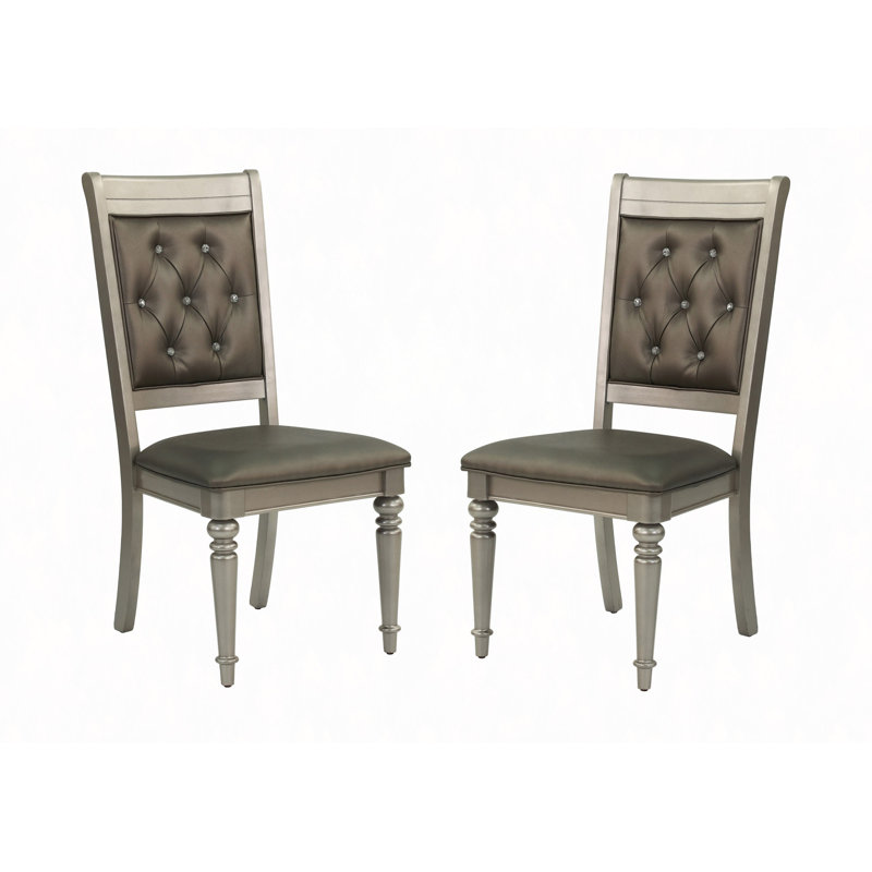 Ensemble de 2 chaises d'appoint rembourrées Accent