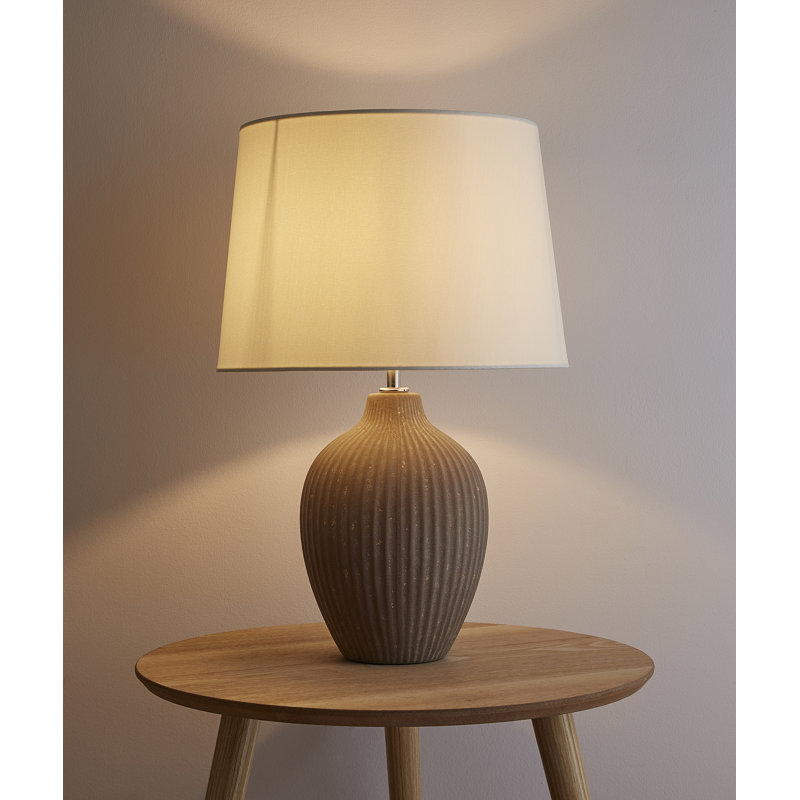 Ghassan Ceramic Table Lamp, Brown