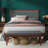 Zinus Raymond 38" Solid Wood Platform Bed Frame with Adjustable Upholstered Headboard-75287620