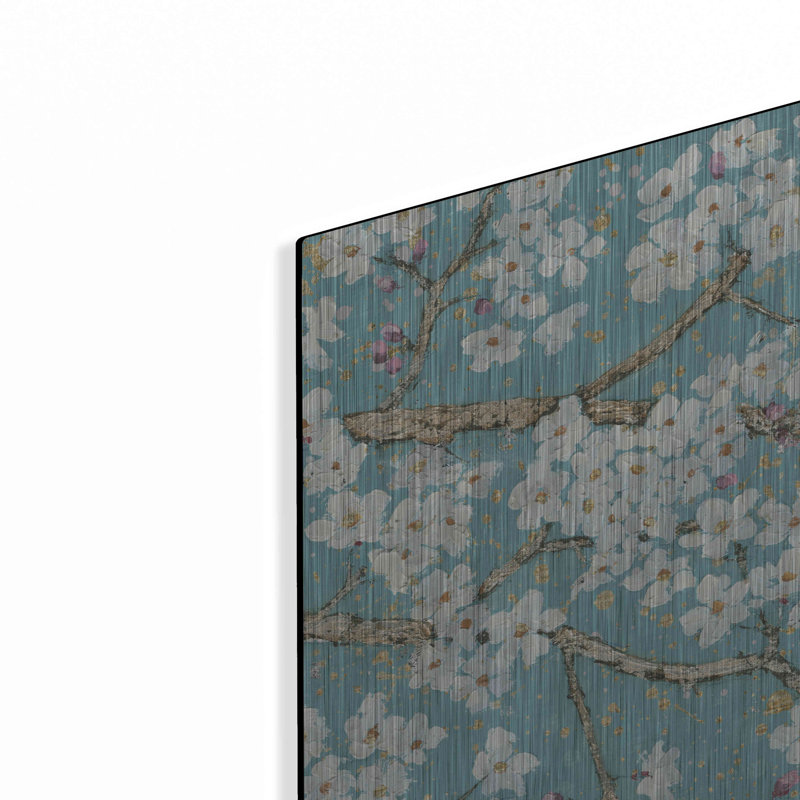 «April Breeze I TEAL» par James Wiens, H 24 po x l 48 po
