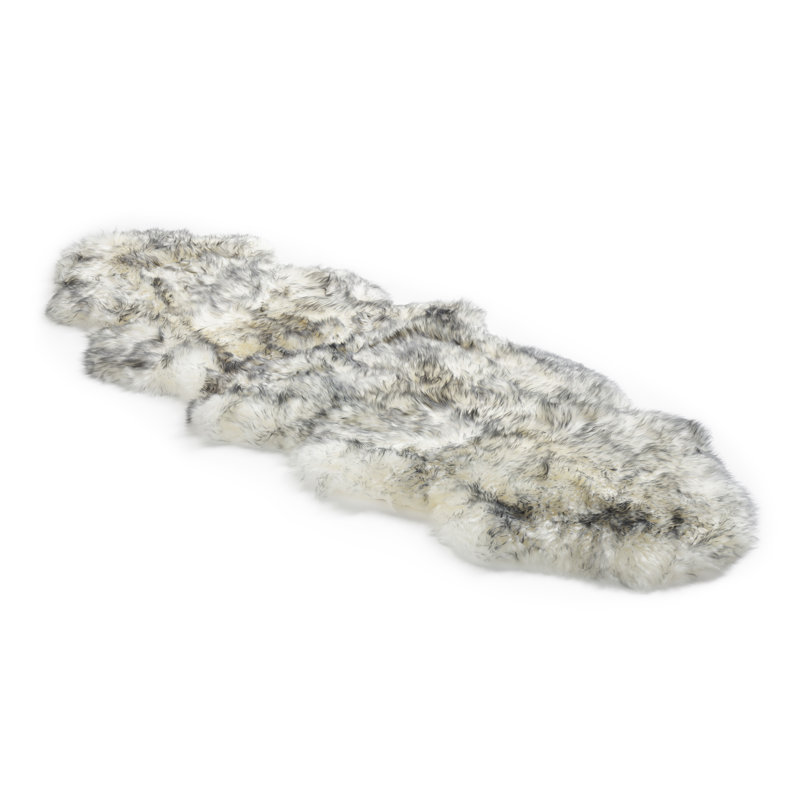 Solid Colour Sheepskin Shag 60cm X 180cm Area Rug